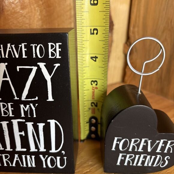 Forever Friends Block Sign And Photo Block New Box Set - Picture 4 of 10